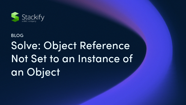 Solve Object Reference
